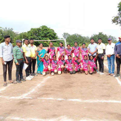 New English School Lakhangaon Girls Team W Taluka Level Kabaddi Competition 2024 Get First Award 