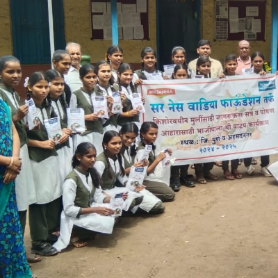 Girls Health Counseling and Giving Free Organic Vegetable Seeds to all girls 
