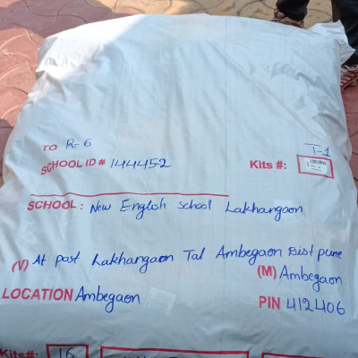 Sports Kits given us by Nandi Foundation Pune 